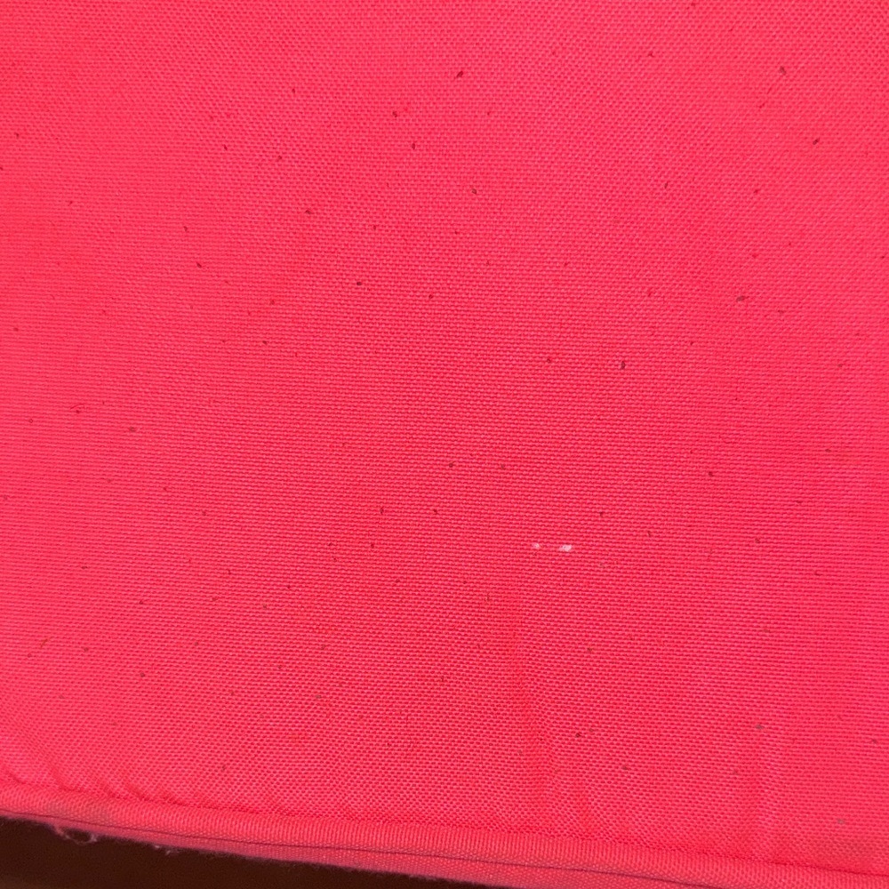 Pink and White Storage Ottoman - Picture 3 of 11